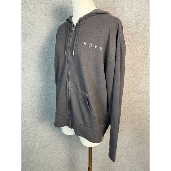 Roxy Juniors' Mountain Sweet Rhythm Graphic-Print Hoodie Gray Size-Large NWT's - Picture 4 of 8